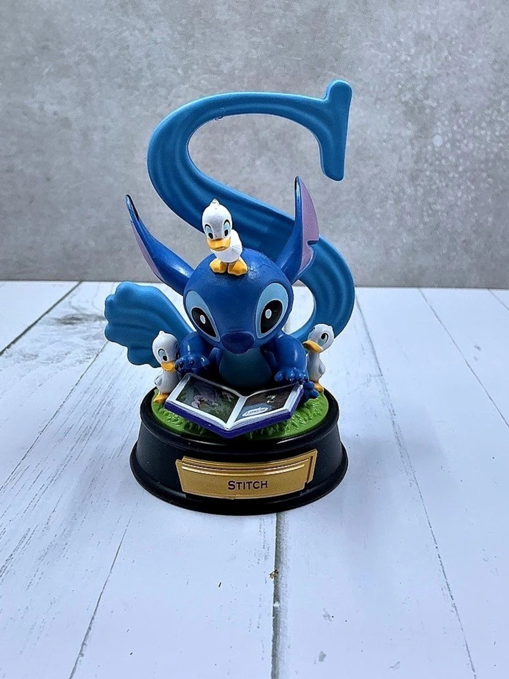 Disney Stitch Alphabet Art Series Figurine Blue
